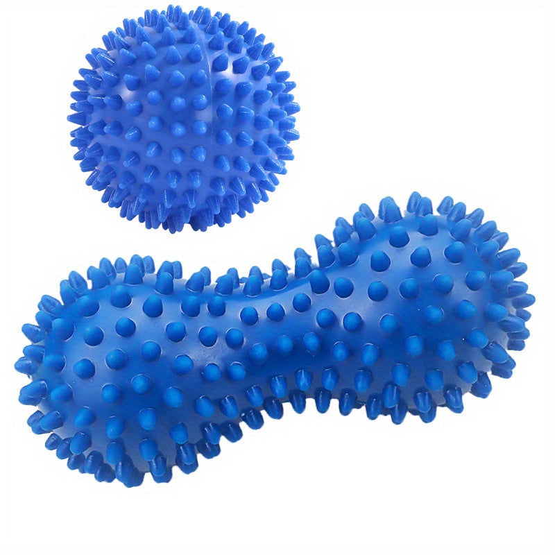 Colorful PVC Spiky Massage Balls for Deep Tissue Massage: Stress, and Muscle Soreness - Hard and Durable