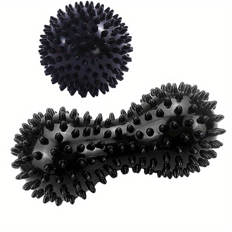 Colorful PVC Spiky Massage Balls for Deep Tissue Massage: Stress, and Muscle Soreness - Hard and Durable