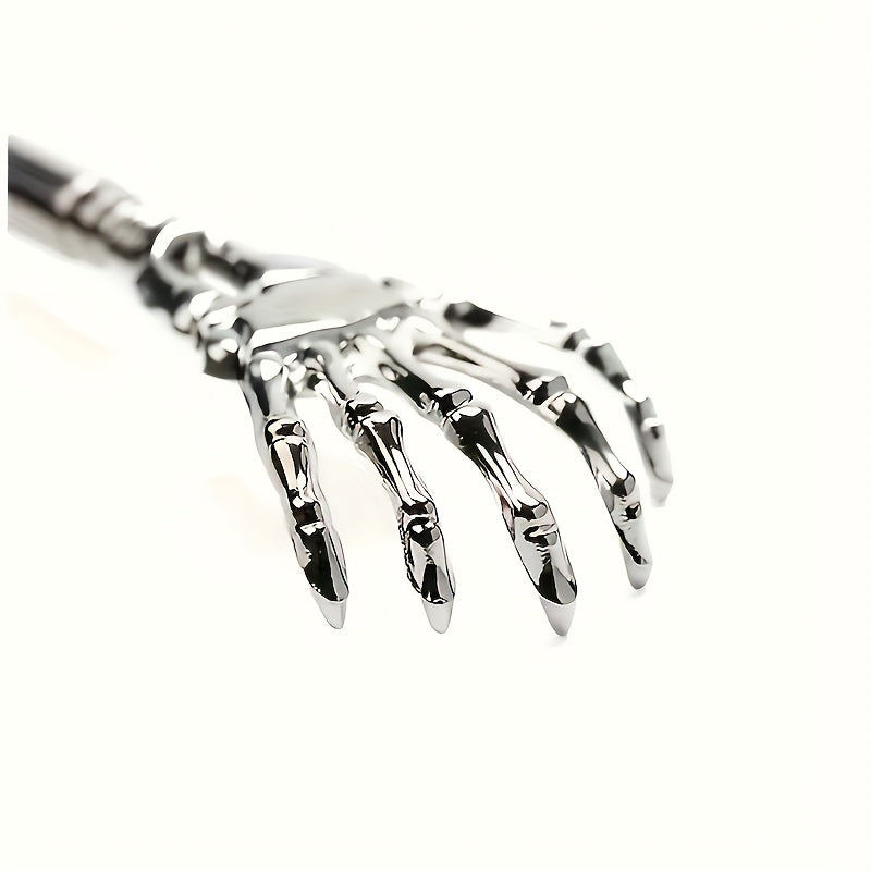 3 colors available - 1pc adjustable stainless steel back scratcher with extendable claws, ergonomic handle, portable and perfect for massage and scratching