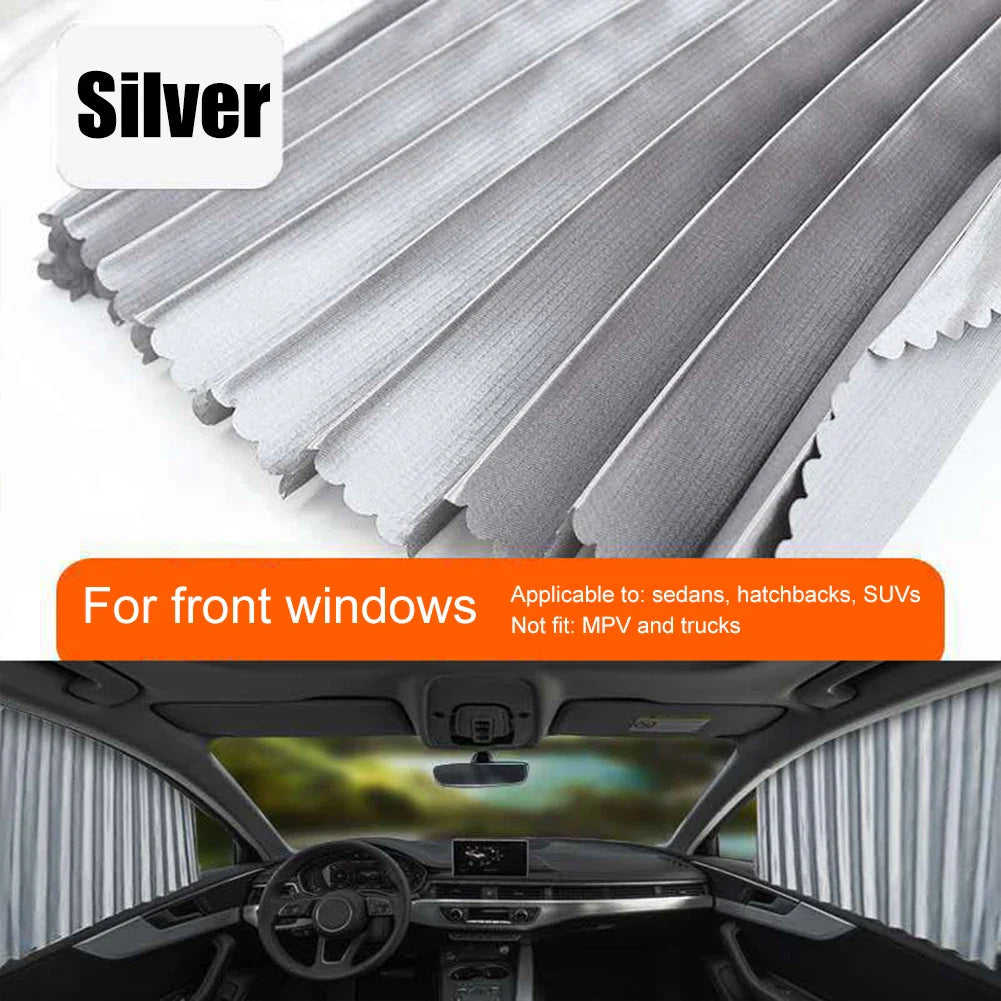 4pcs Car Sunshade Magnetic Side Window Curtain Auto Window Sun Shade Privacy Sun UV Protection Window Shield Car Interior Access