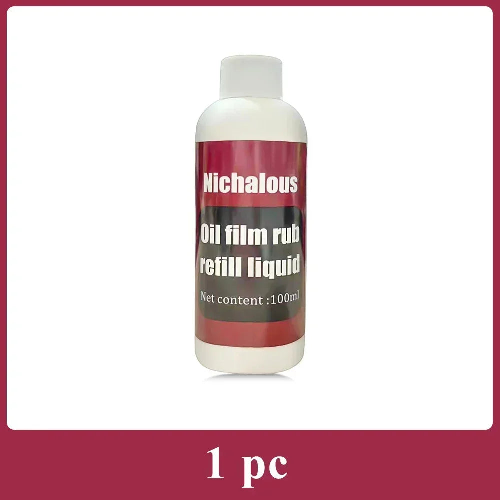 Car Glass Coating Oil Film Clean Brush Kit - 120ml Professional Repair Glass Scratch Brightening Windows Anti-fog Polishing