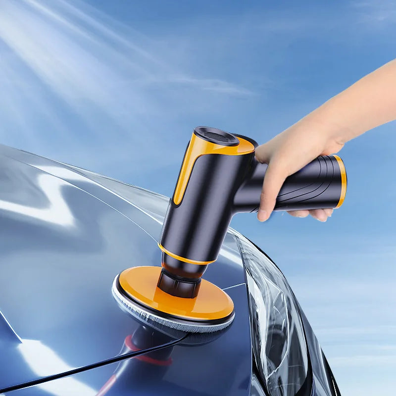 100W/148W Wireless Waxing Machine Car Polisher Machine Mini Wireless Electric Polishing Machine Paint Surfaces Floor Repair Tool