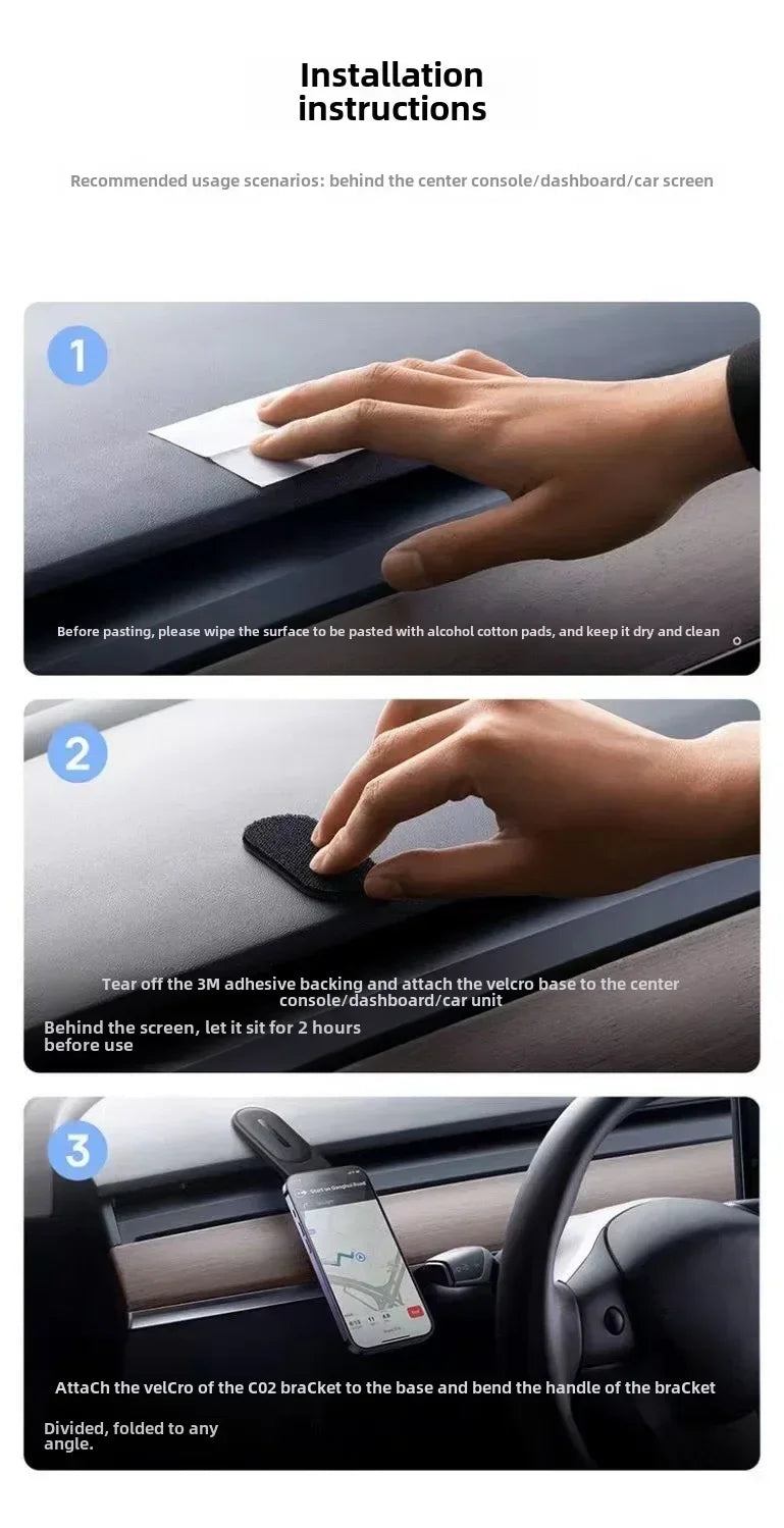 VIKEFON New magnetic Magnetic Car Mobile Phone Holder Foldableing Car Special Car Suction Cup Disc Magnetic Navigation Suction