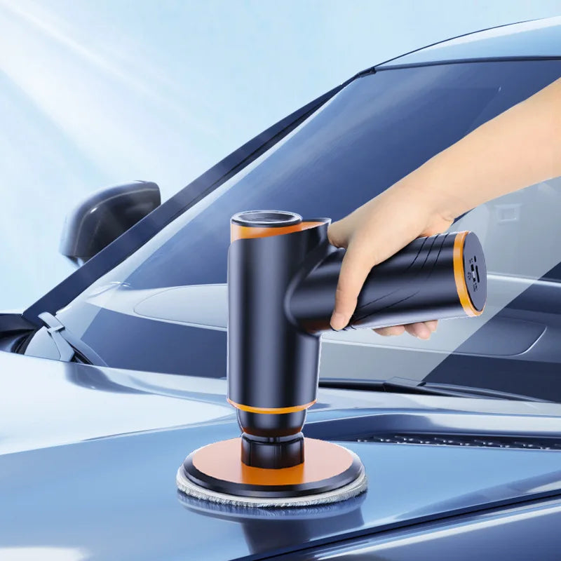 100W/148W Wireless Waxing Machine Car Polisher Machine Mini Wireless Electric Polishing Machine Paint Surfaces Floor Repair Tool