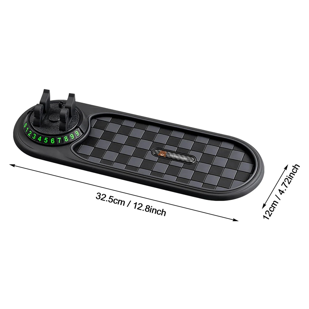 Phone Holder Anti-Slip Mat Holder for Dashboard with 360° Rotatable Phone Holder for Cell Phone Keys Sunglasses