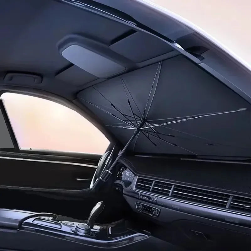 1PC Car windshield sunshade umbrella, protecting the dashboard from sunlight, foldable suitable for various cars