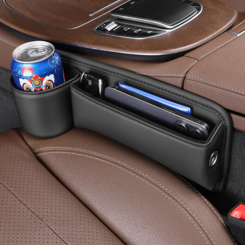 Car Seat Gap Organizer Storage Box Pocket Multifunction Universal Wallet Keys Card Cup Phone Holder Auto Interior Accessories