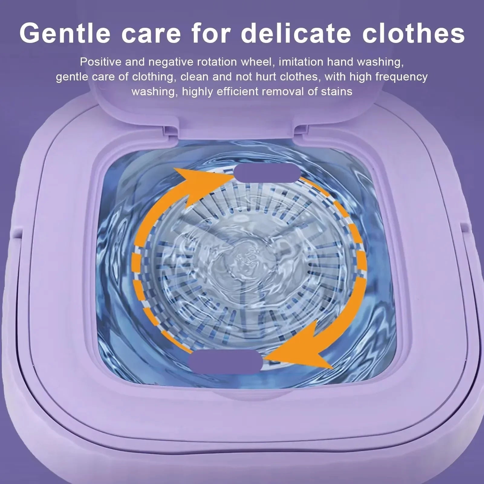 6.5L Portable Small Foldable Washing Machine with Spin Dryer For Socks Underwear Panties Washer Household Mini Washing Machine