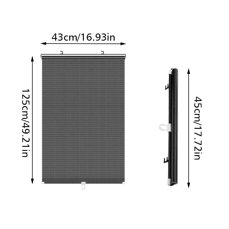 Black Out Blinds Roller Drilling Drill Blackout Shades Curtain Rollers for Window Roll Darkening Blind Curtains Kitchen Shutter