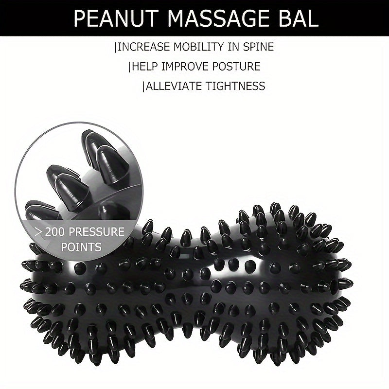 Colorful PVC Spiky Massage Balls for Deep Tissue Massage: Stress, and Muscle Soreness - Hard and Durable