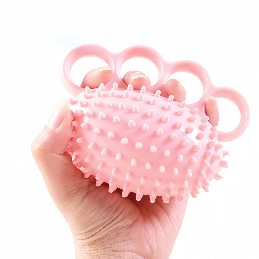 TPU Hand Grip Strengthener, Finger Exerciser, Strength Training Grip Trainer, Uncharged, Durable Exercise Equipment for Improved Hand Strength - Available in Yellow, Blue, Pink