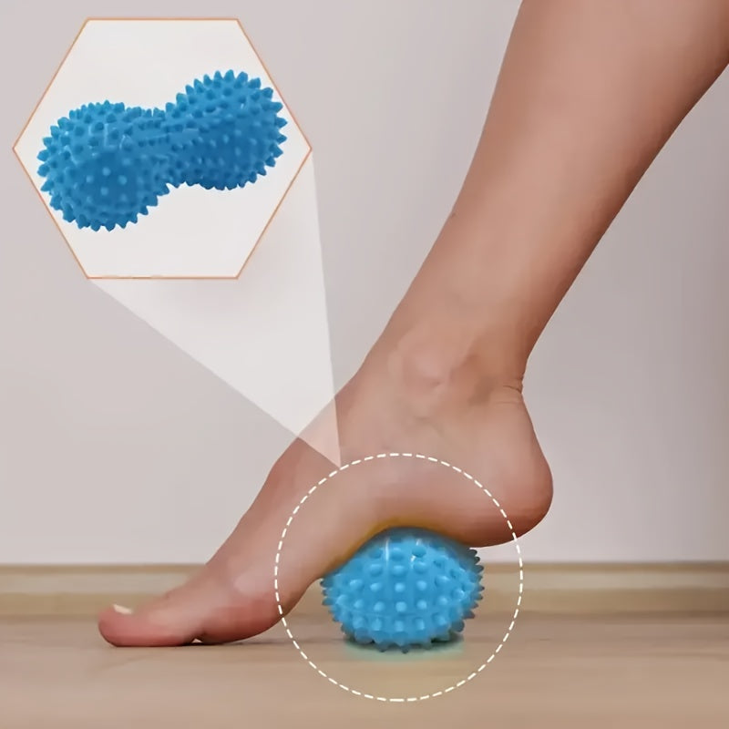 Colorful PVC Spiky Massage Balls for Deep Tissue Massage: Stress, and Muscle Soreness - Hard and Durable